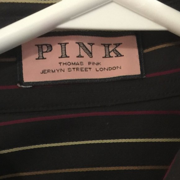 THOMAS PINK STRIPPED SHIRT - Picture 2 of 3
